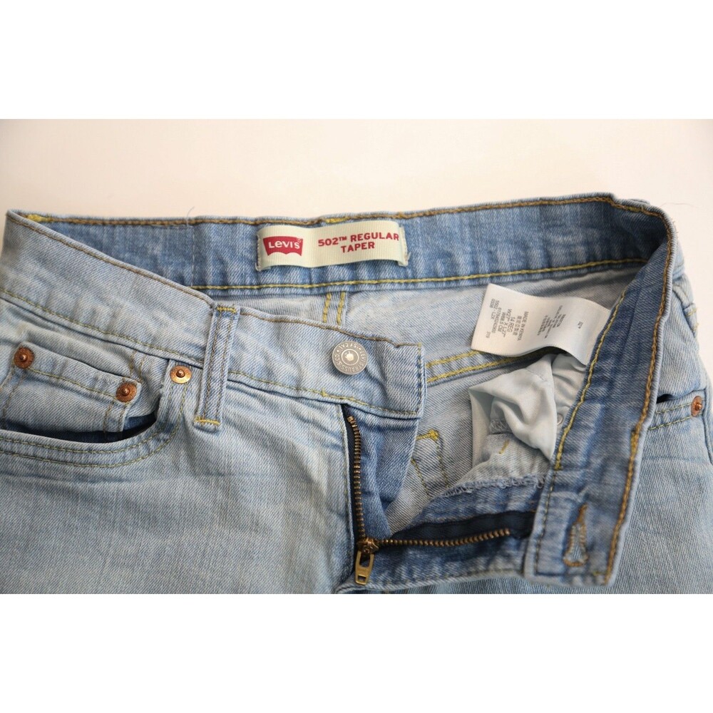 Levi’s 502 Regular Taper Light Wash Jeans 27x27 - Picture 5 of 5